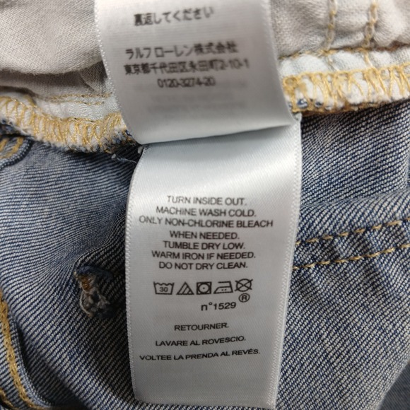 Lauren Ralph Lauren Jeans Women's 16 Blue Stretch Denim Mid Rise - Picture 8 of 11